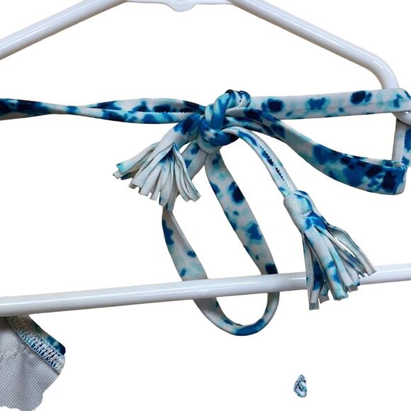 Hollister Tie Dye Criss Cross One Piece Swimsuit - Picture 6 of 9